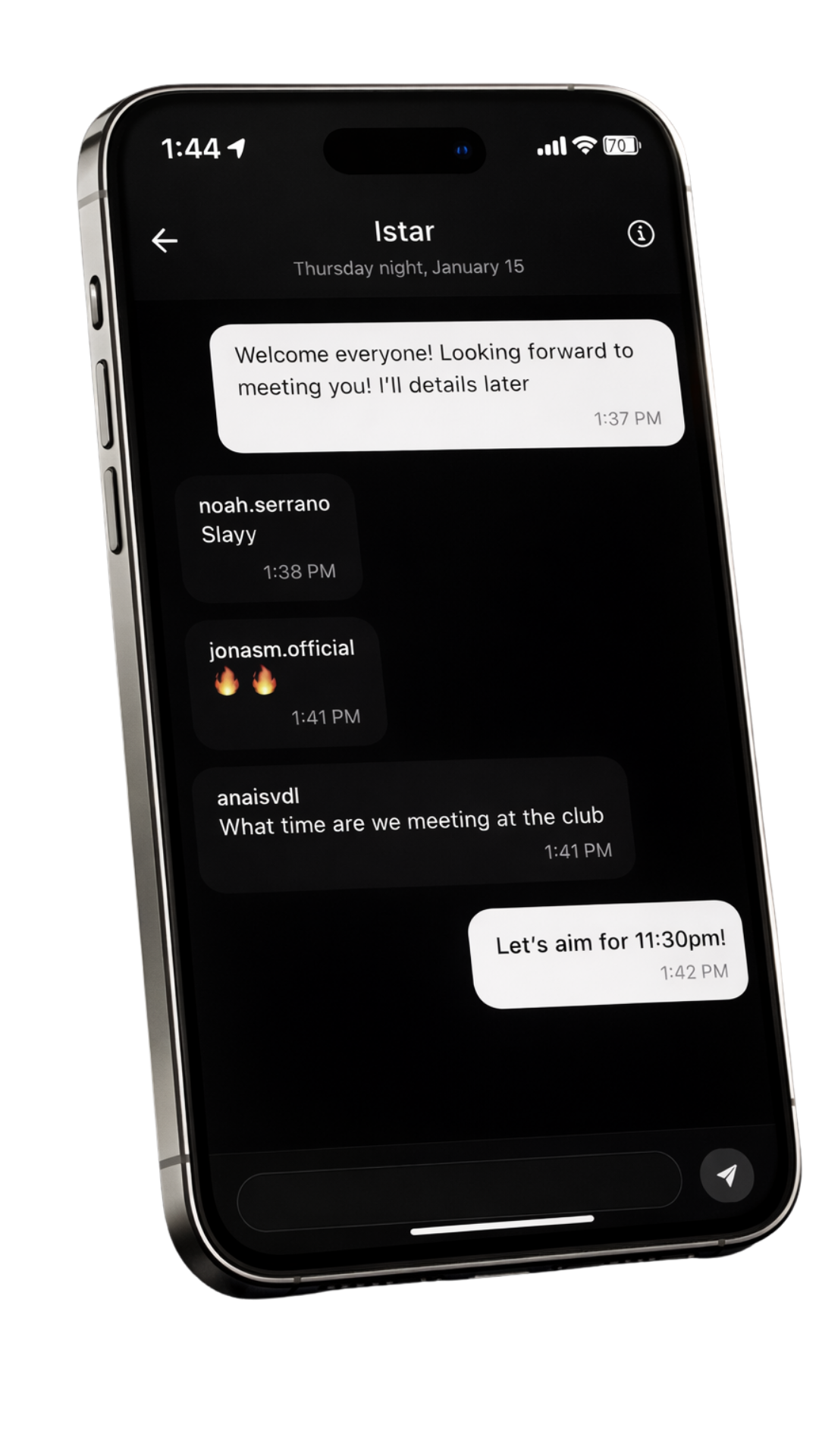 Gettable app - request to join